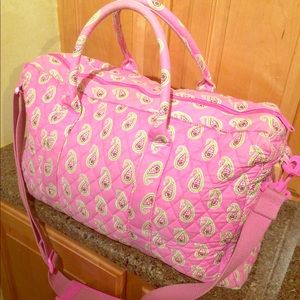 Vera Bradley duffel bag.